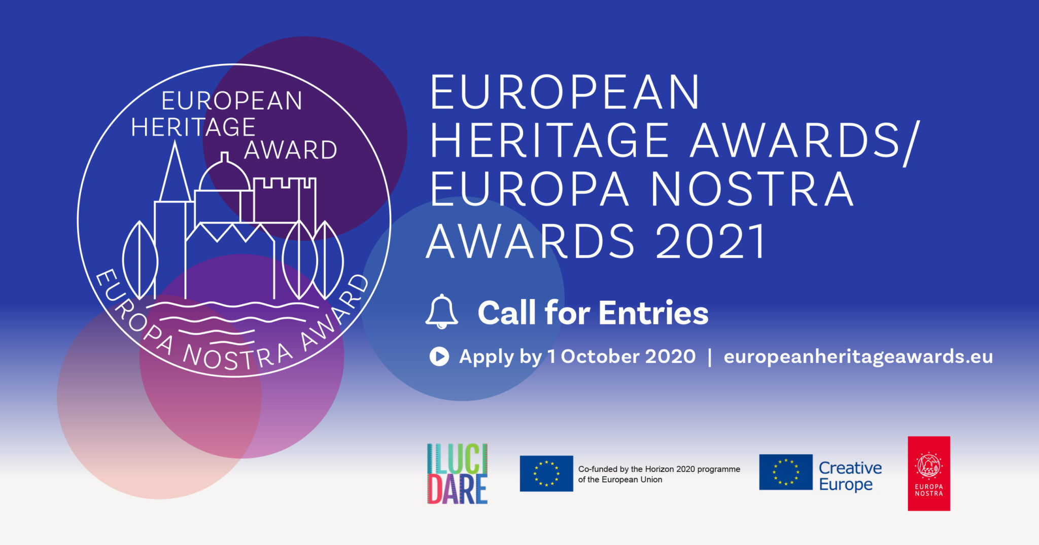 Open for submissions: European Heritage Awards / Europa Nostra Awards 2021
