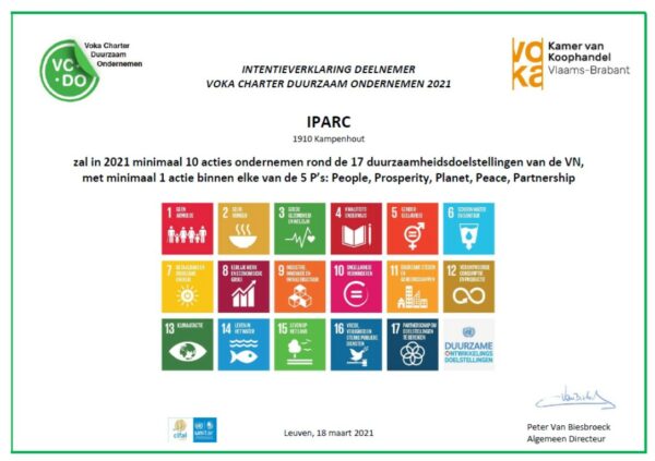 VCDO - duurzaamheidsdoelstellingen - SDG's, prosperity, planet, partnership, people